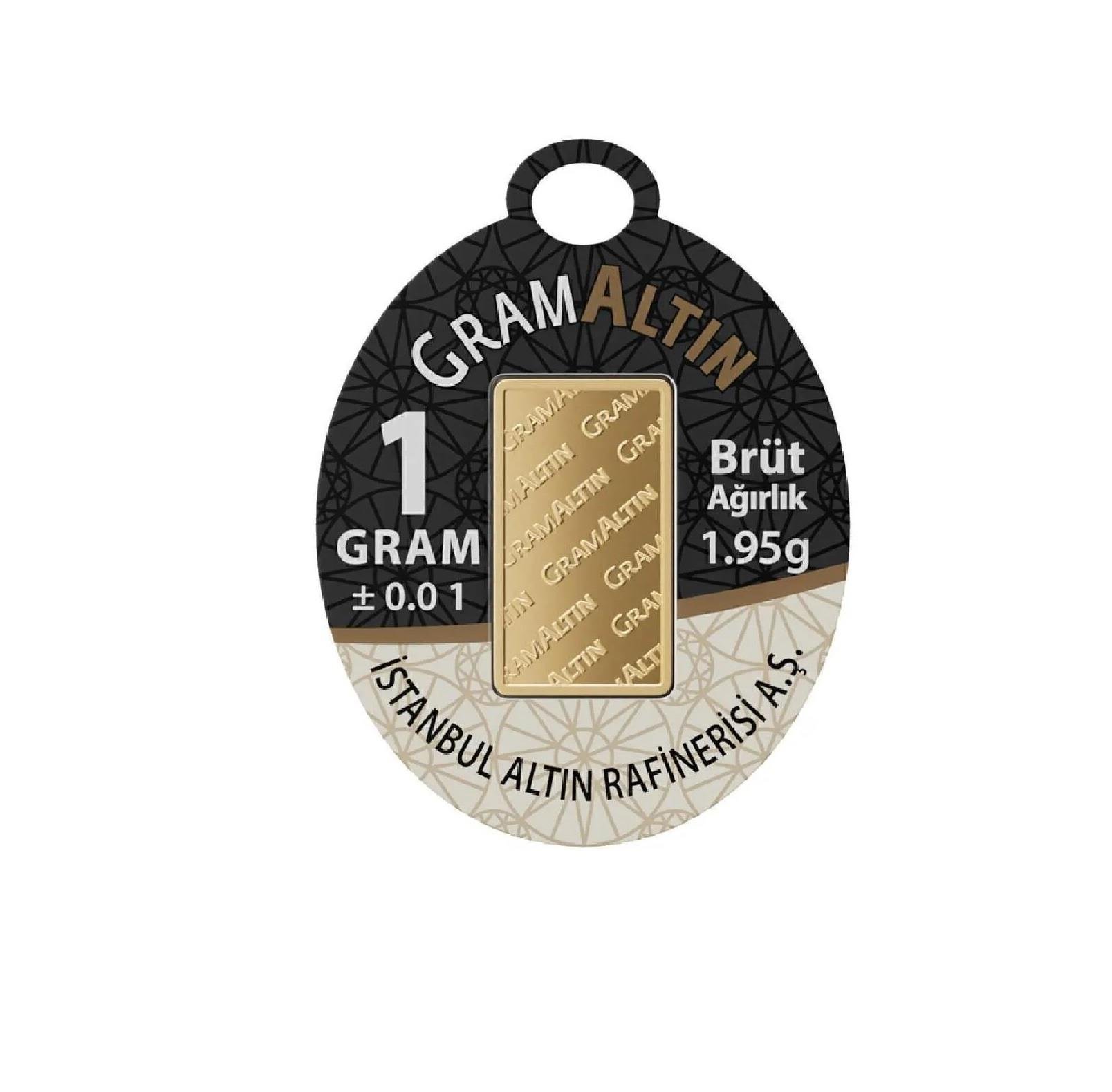 1 Gram 24 Ayar Külçe Gram Altın